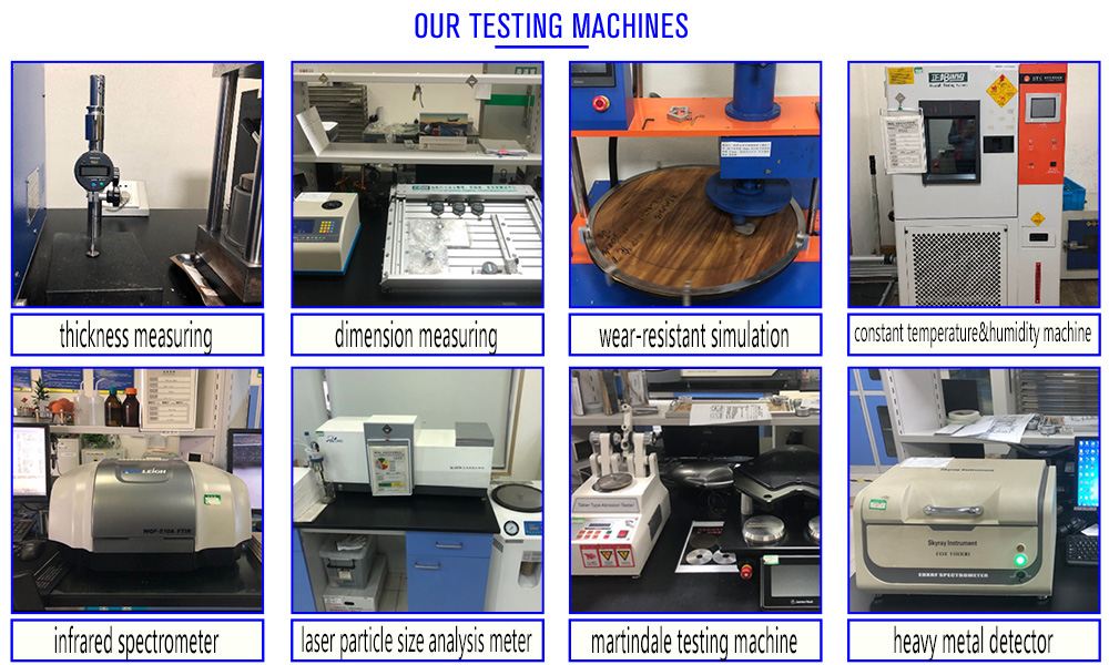 our testing machines