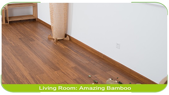 Caramel Solid Click Strand Woven Bamboo Flooring