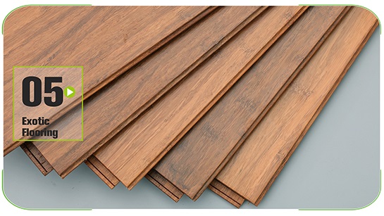 Caramel Solid Click Strand Woven Bamboo Flooring