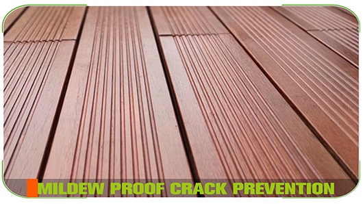 Big Wave Brown Bamboo Decking