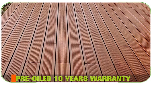 Big Wave Brown Bamboo Decking