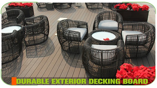 Small Groove Dark Carbonized Bamboo Decking