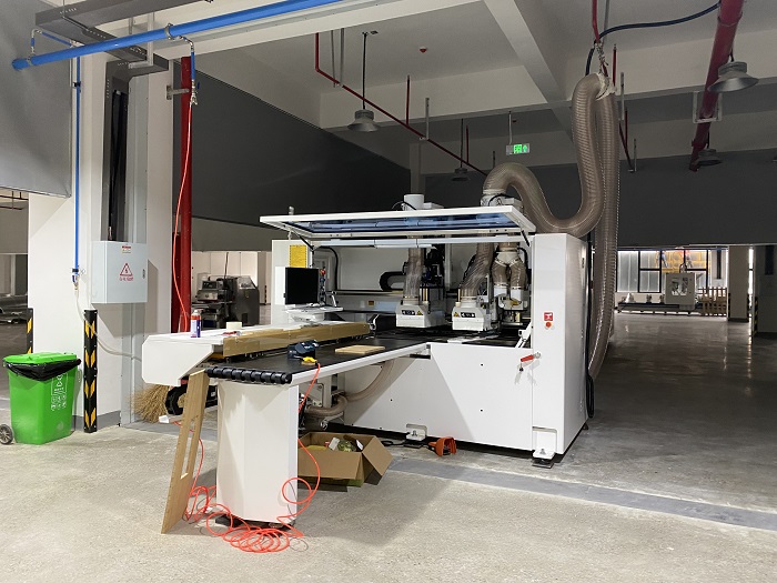 multi spindle boring line