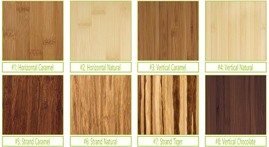 Bamboo Panel Colors