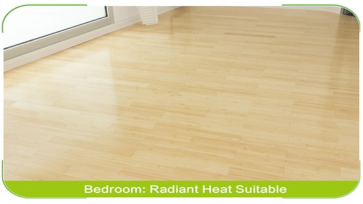 Natural Horizontal Solid Bamboo Flooring