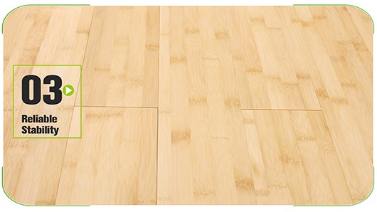 Natural Horizontal Solid Bamboo Flooring