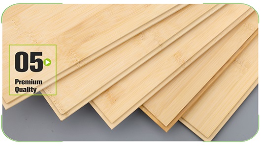 Natural Horizontal Solid Bamboo Flooring