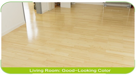 Natural Horizontal Solid Bamboo Flooring