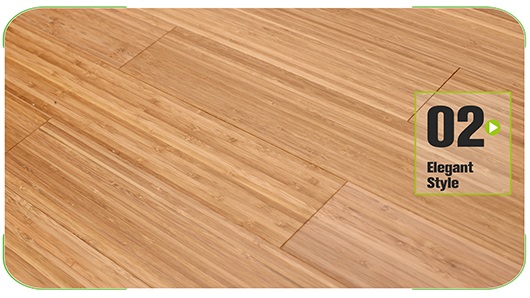 Vertical Carbonized Solid Bamboo Flooring