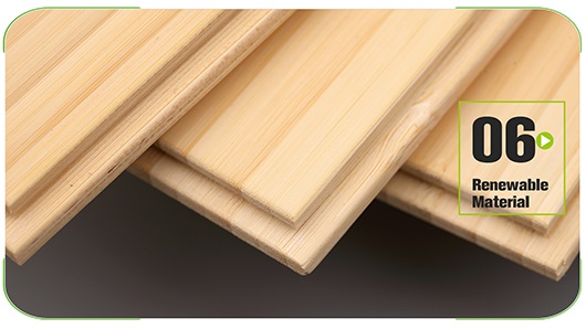 Natural Vertical Solid Bamboo Flooring