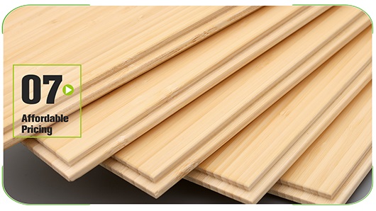 Natural Vertical Solid Bamboo Flooring