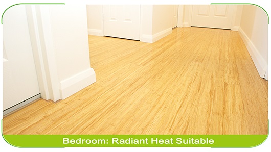 Floating Strand Woven Bamboo Flooring Natural