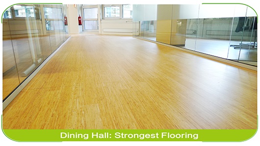 Floating Strand Woven Bamboo Flooring Natural