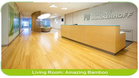 Floating Strand Woven Bamboo Flooring Natural