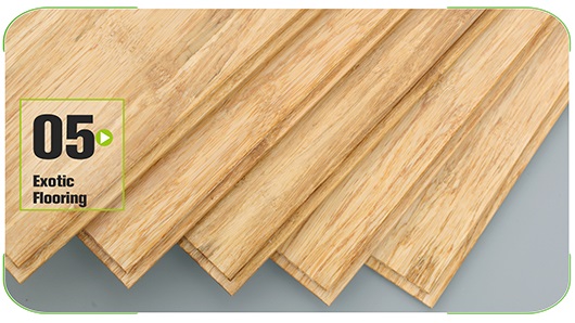 Solid Strand Woven Bamboo Flooring Natural