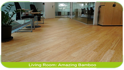 Solid Strand Woven Bamboo Flooring Natural