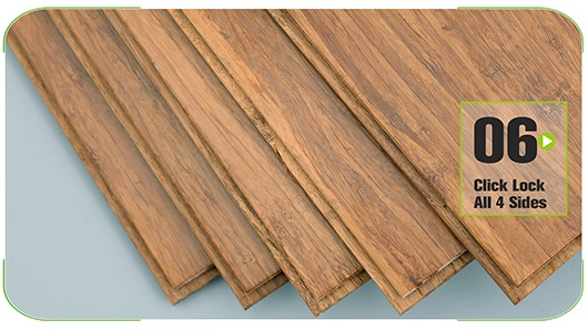 Compressed Bamboo Flooring Carbonized in 130mm